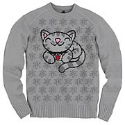 Big Bang Theory Soft Kitty Gray Sweater